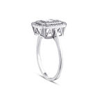 0.35 Karat Baget Taşlı Pırlanta Yüzük