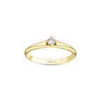 0.13 Karat Pırlanta Tektaş Yüzük