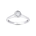 0.15 Karat Pırlanta Tektaş Yüzük