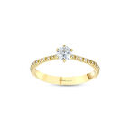 0.22 Karat Pırlanta Tektaş Yüzük