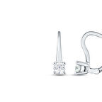 0.20 Karat Pırlanta Tektaş Küpe