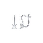 0.20 Karat Pırlanta Tektaş Küpe