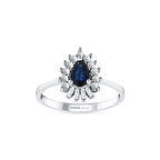 0.05 Karat Safir Taşlı Pırlanta Yüzük