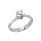 0.10 Karat Pırlanta Tektaş Yüzük