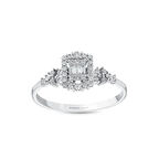 0.12 Karat Baget Pırlanta Yüzük