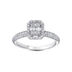 0.48 Karat Baget Pırlanta Yüzük