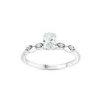 0.50 Karat Oval Pırlanta Tektaş Yüzük