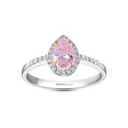 Pırlanta Violet Taşlı Yüzük