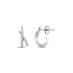 0.40 Karat Pırlanta Fantezi Küpe