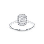 0.10 Karat Baget Pırlanta Yüzük