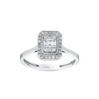 0.12 Karat Baget Pırlanta Yüzük