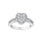 0.33 Karat Kalp Pırlanta Yüzük