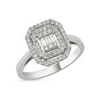 0.36 Karat Baget Pırlanta Yüzük