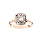 0.16 Karat Pırlanta Baget Taşlı Yüzük