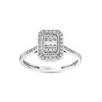 0.15 Karat Baget Pırlanta Yüzük