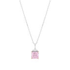 0.13 Karat Violet Taşlı Pırlanta Kolye