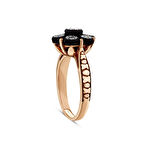 0.08 Karat Gül Elmas Yüzük