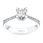 0.72 Karat Pırlanta Tektaş Yüzük