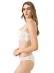 STORMED İç Giyim Kadın Straplez Dantel Detaylı Destekli Sütyen Takımı 2020