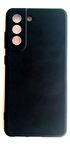 Samsung Galaxy S21 FE Ruber Case Yumuşak Slikon Kılıf Siyah