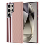 Samsung Galaxy S24 Ultra Kılıf Magsafe Şarj Özellikli Karbon Fiber Görünümlü Zr-Nekst