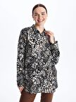 Desenli Kadın Gömlek Tunik