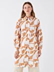 Desenli Kadın Gömlek Tunik