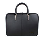 KADIN SİYAH RENK İPAD NOTEBOOK 13 & 14 İNÇ LAPTOP VE EVRAK ÇANTASI