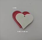 Askılı Kalp Silikon Kalıp