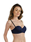 STORMED İç Giyim Kadın Lotus Birleşik Cup Destekli Sütyen Lacivert 650