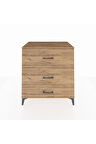 Kronos Şifonyer 3 Çekmeceli 88x59x96 Çam-Çam