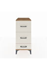 Kronos Komodin 3 Çekmeceli 44x59x96 Çam-Aytaşı