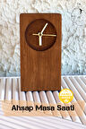 Asaf Atelier El Yapımı | Ceviz Ağacı | Ahşap Dekoratif Masa Saati