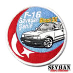 F-16 SAVAŞAN ŞAHİN PEÇ - Arma - Askeri Patch