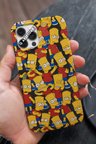 Samsung Galaxy A56 Uyumlu Bart Simpson Tasarımlı Premium Telefon Kılıfı