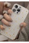 Samsung Galaxy S24 Ultra Uyumlu Yıldızlar Tasarımlı Şeffaf Telefon Kılıfı Kapak Case