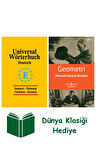 Universal Wörterbuch Deutsch - Türkisch / Türkisch - Deutsch + Geometri + Dünya Klasiği Hediye