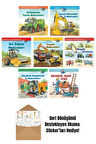 Dünyayı Öğreniyorum İnşaat Makineleri 7 Kitap Set + Okuma Sticker'ları