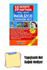 10 Derste 10 Haftada Hızlı Kolay İngilizce Öğrenim Seti: Ses Kayıtları İle + Yapışkanlı Not Kağıdı