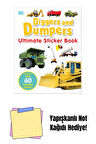 Diggers & Dumpers Ultimate Sticker Book (Kapak Resmi değişebilir) + Yapışkanlı Not Kağıdı