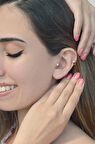 Çok Renkli Mini Halka Tragus Piercing