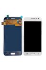 J2 J200 UYUMLU LCD DOKUNMATİK EKRAN  REVİZE BEYAZ