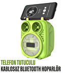  Kablosuz Bluetooth Hoparlör Speaker Telefon Tutucu Rgb Hoparlör Renkli Işıklı Ses Bombası 5W