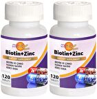 Biotin Çinko 2x120 Tablet