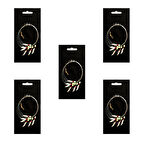 Özel Çapari Takımı 5 Adet No:6  150cm 0,35mm 6 iğneli