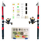 Hızlı Balık 125 Parça 2 Li Hazır olta seti 360-270 cm