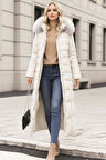 Günlük Kışlık Tam Boy Şişme Kadın Mont