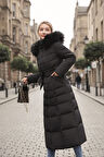 Günlük Kışlık Tam Boy Kadın Şişme Mont