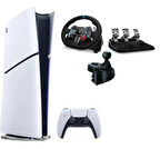 Sony Playstation 5 Slim Dijital Edition+ G29 Driving Force Yarış