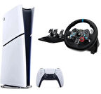 Sony Playstation 5 Slim Dijital Edition+ G29 Driving Force Yarış